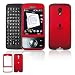 HTC Touch PRO CDMA Cell Phone Red Rubber Feel Protective Case Faceplate Cover