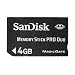 SanDisk 4GB Memory Stick PRO Duo