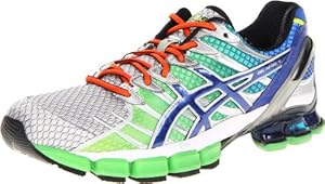 ASICS Men's GEL-Kinsei 4 Running Shoe,Lime/Royal/Lightning,11 M US