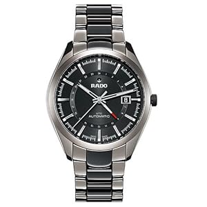 Rado HyperChrome XL Black Dial Black Ceramic and Stainless Steel Bracelet and Case Mens Watch R32165152