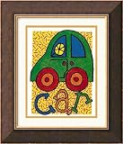 Car Framed Art Print by Karen Gutowsky,15.9 in. x 18.5 in. Framed