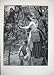 1889 Fine Art Ladies Cherry Picking Market Trees Ladder
