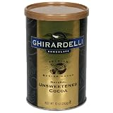 Ghirardelli Unsweetened Cocoa, 10-Ounce Can (Pack of 5)