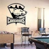 Wall Mural Vinyl Sticker Sports Logos Ahl-charlotte Checkers (S451)