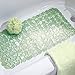 iDesign Pebblz Non-Slip Suction Bath Mat for Shower, Bathtub - Green 26
