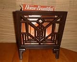 Frank Lloyd Wright Architect Designed Gift Metal Magazine Rack