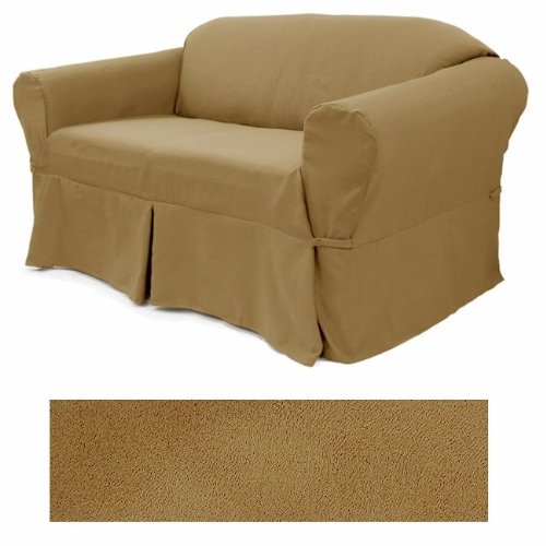 Easy Fit 25-612-17 Suede Camel Furniture Slipcover Sofa