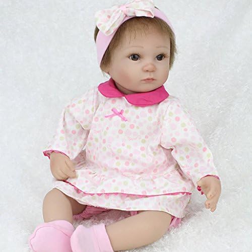 Hbtoys 18inch Rare Truly Interative Soft Touch Silicone Reborn Baby Boy Girl Dolls