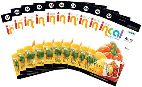 10 Incal/ Waterslide decal paper for Laser clear pack 8.5X11in★ made in Korea (100sheets in 10packs)