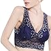 New Womens Wirefree Yoga Sports Leisure Sexy Lace Padded Bra
