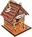 Rustic Fishing Theme Log Cabin Birdhouse With Gone Fishing Plaque Sign (Made Of Wood) 8