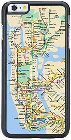 iPhone 6 Plus Case - Black - NYC Subway Map