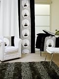 NAPPE ANTI-TACHES RONDE 180 CM ZEN NOIR
