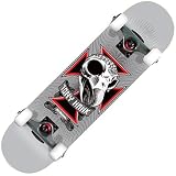 Birdhouse (CPX1034) Tony Hawk Skull 2 Series 7.5-Inch Full Size Complete Skateboard (Silver)