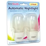 BébéSounds Automatic Nightlight – 2 Pack