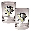 Pittsburgh Penguins NHL 2pc Rocks Glass Set - Primary Logo by Great American Products