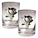 Pittsburgh Penguins NHL 2pc Rocks Glass Set - Primary Logo by Great American Products