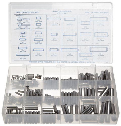 Precision Brand Dowel Pin Assortment (176 pieces)