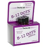 TwinLab - B-12 Dots, 500 mcg, 250 sublingual tablets
