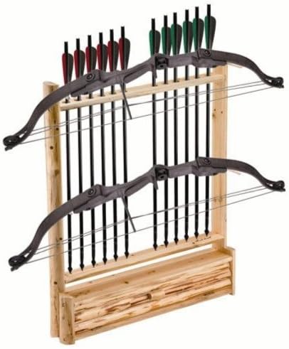 Rush Creek Rush Creek 2 Bow 12 Arrows Rack with Storage
