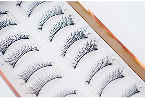 10 Pairs Natural Soft False Eyelashes Fake lashes Pointed 110B