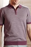 Collezione Cotton Rich Feeder Stripe Polo Shirt with Cashmere [T30-3935C-S]
