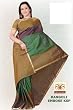 Three Color Pure Kanchee Silk festival handloom Saree / Sari