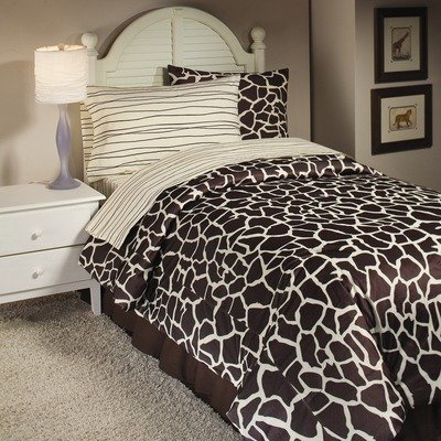More information about Giraffe Four Piece Full Comforter Set Giraffe Four Piece Full Comforter Set