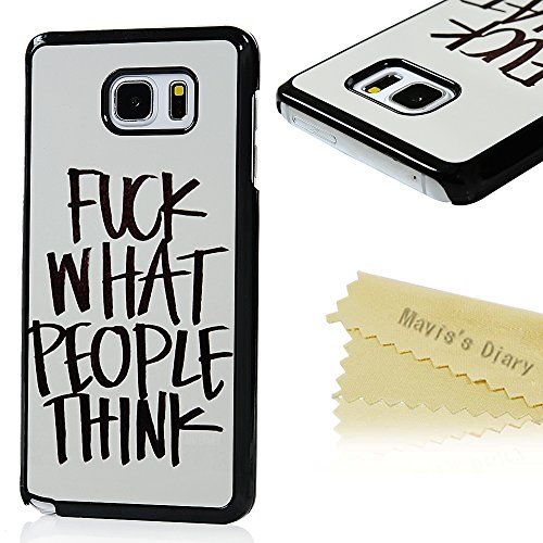 Note 5 Case,Samsung Galaxy Note 5 Case - Mavis's Diary Durable Aluminum Metal Case Slim Thin High Quality Cover Hard PC Case Funny 