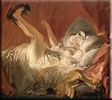 IMAGE OF Young Woman Playing with a Dog 30x27 Streched Canvas Art by Fragonard, Jean Honore