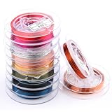 Produkt-Bild: 10 x rollen Schmuckdraht Basteldraht Kupferdraht 9m Neu