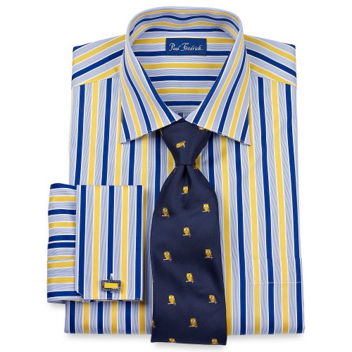 Paul Fredrick European Style Italian Cotton French Cuff Dress Shirt