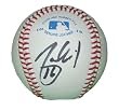 Angel Pagan Autographed / Signed ROLB Baseball, San Francisco Giants, Team Puerto Rico, Proof Photo