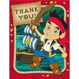 Jake and the Never Land Pirates Thank-You Notes (8pc)