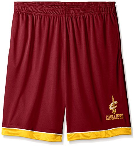 NBA Big and Tall Men's Poly Jersey Lower Trim Shorts