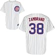 Youth Chicago Cubs #38 Carlos Zambrano Home Replica Jersey
