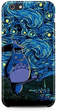 KENGCONG My Neighbor Totoro Van Gogh Painting Hard Plastic Snap-On Case Skin Cover For iPhone 6 Plus / iPhone 6s Plus