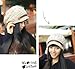 ArRord® Braided Women Lady Warm Rageared Baggy Winter Beanie Knit Crochet Ski Hat Cap Hats(Beige)