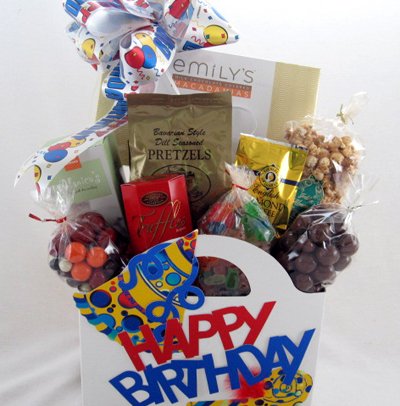 Birthday Box, Gourmet Birthday Gift Box by Nutcracker Sweets in Kansas City by Chocolate Tray