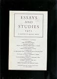 Essays and studies. 1972 : in honour of Beatrice White: being volume twenty-five of the new series of 'Essays and Studies' collected for the English Association