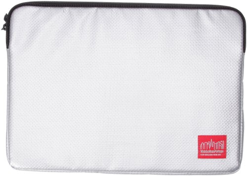 Manhattan Portage Laptop Sleeve, Sac ordinateur mixte adulte 41x28x3 cm - Argent, Synth&eacute;tique