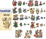 Brother Fairies and Flowers Embroidery Card