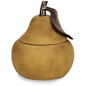 Carolyn Kinder Large Bosc Pear Canister by 