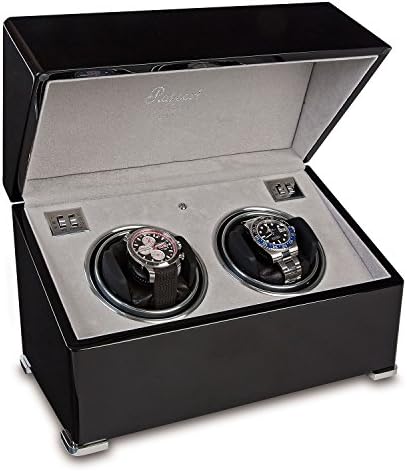 Rapport London Perpetua II Double Watch Winder - Ebony