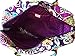 Vera Bradley Weekender Tote in Plum Crazy with Solid Plum Interior