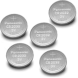 Panasonic CR2032 Lithium 3 Volt Battery (5 pieces)