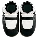 Robeez Infant/Toddler Mary Jane Slip-On,Black,12-18 Months (US Toddler 4.5-5 M)