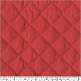 Double-Sided Quilted Broadcloth Red