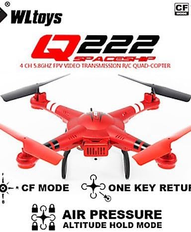 WL Toys Q222 Drone 6 axis 4CH 5.8G RC Quadcopter Headless Mode / 360¡ãRolling Hover RTF , black