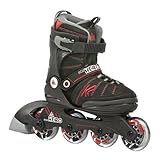 IMAGE OF K2 Sports Junior Hero 2012 Fitness Inline Skates (Black/Red, 4-8/Large)